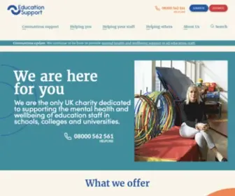Educationsupportpartnership.org.uk(Education Support) Screenshot
