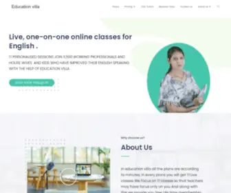 Educationvilla.in(Online spoken English class) Screenshot