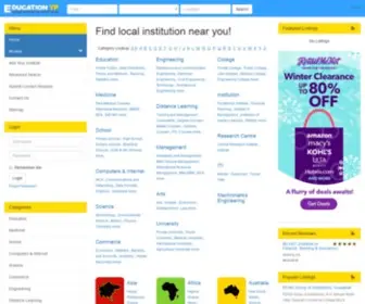 Educationyp.com(Education Yellow Pages an Education Directory & Classifieds) Screenshot