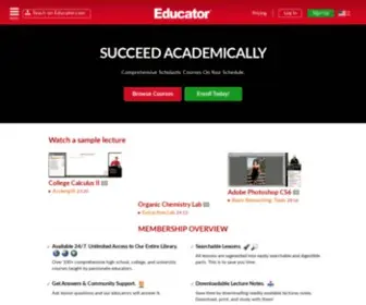 Educator.com(#1 Trusted e) Screenshot