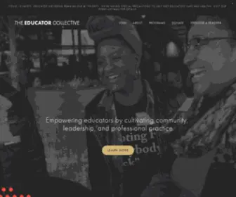 Educatorcollective.org(The Educator Collective (“TEC”)) Screenshot