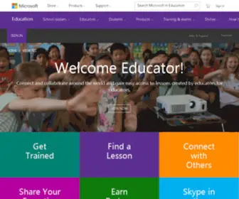 Educatornetwork.com(Microsoft Educator Network) Screenshot