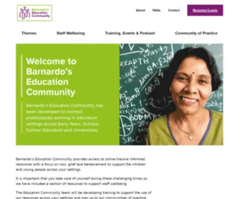 Educators-Barnardos.org.uk(Barnardo’s Education Community) Screenshot