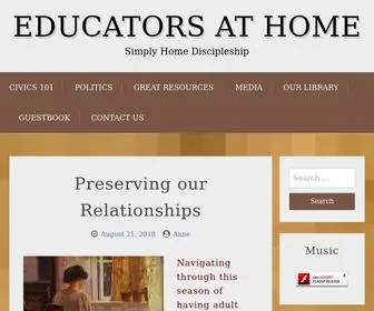 Educatorsathome.com(Educators At Home) Screenshot