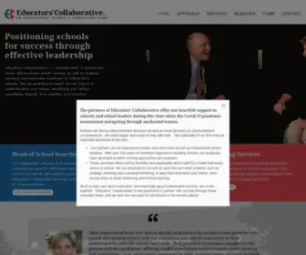Educatorscollaborative.com(Educators Collaborative) Screenshot