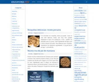Educaycrea.com(Educación) Screenshot