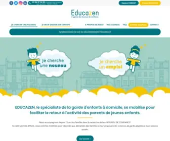 Educazen.com(Agence de garde d'enfants N°1) Screenshot