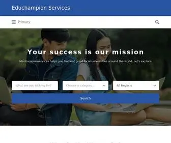 Educhampionservices.com(Your success is our mission) Screenshot