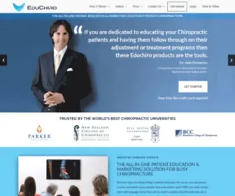 Educhiro.com(Chiropractic) Screenshot