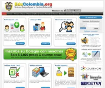 Educolombia.org(Software para Colegios 1290) Screenshot