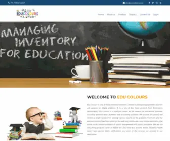 Educolours.com(Education Management Software) Screenshot