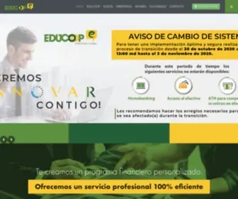 Educoop.com.pr(Bienvenido a EDUCOOP) Screenshot