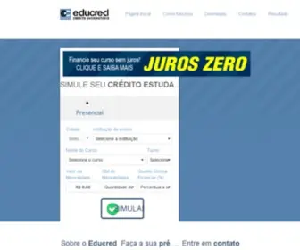 Educred.com.br(Crédito Universitário) Screenshot