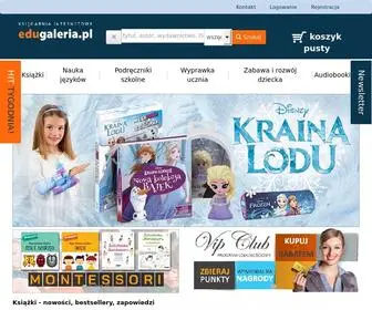 Edugaleria.pl(Księgarnia intertnetowa) Screenshot