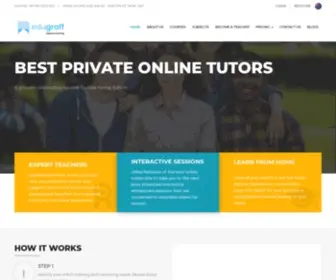 Edugraff.com(Best online tutoring site in India) Screenshot