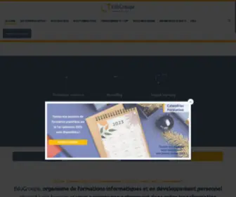 Edugroupe.com(Monter en compétences grâce aux formations informatiques) Screenshot