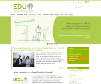 Eduin.cz(Informační centrum o vzdělávání) Screenshot
