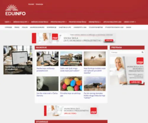 Eduinfo.ba(Eduinfo) Screenshot