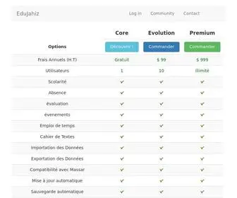Edujahiz.com(Au service de l'éducation) Screenshot