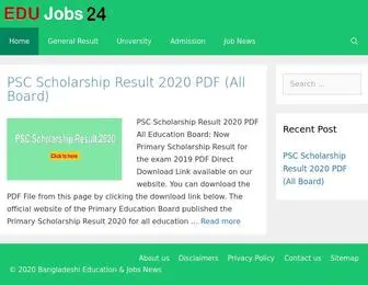 Edujobs24.com(Bangladeshi Education & Jobs News) Screenshot