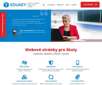 Edukey.io(Klíč k Vašemu školnímu webu) Screenshot