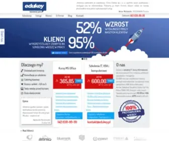 Edukey.pl(Szkolenia IT i kursy informatyczne) Screenshot