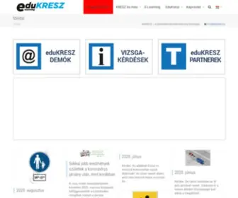 Edukresz.hu(A közlekedési képzések e) Screenshot