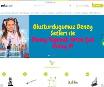 Edulab.com.tr(Laboratuvar Deney Araç ve Gereçleri) Screenshot