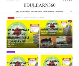 Edulearn360.com(Home) Screenshot