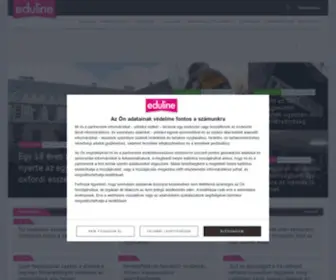 Eduline.hu(Főoldal) Screenshot