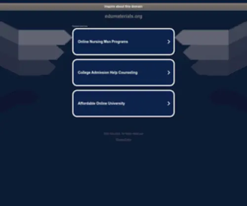 Edumaterials.org(edumaterials) Screenshot