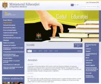 Edu.md(Educaţiei) Screenshot