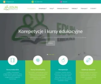 Edun.pl(W EDUN znajdziesz korepetycje (również online)) Screenshot