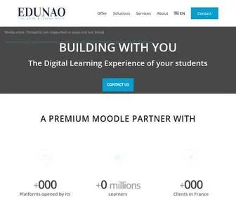 Edunao.com(Solutions et plateformes de Digital Learning) Screenshot