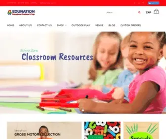 Edunation.co.za(Educational Products & Toys) Screenshot