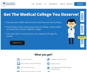 Eduneet.com(NEET counseling advisor) Screenshot