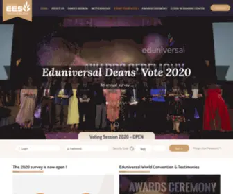 Eduniversal-Deans-Vote.com(Eduniversal Deans' Vote) Screenshot