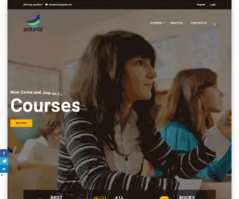 Eduniz.com(#1 Education WordPress Theme for 2018) Screenshot