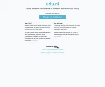 Edu.nl(Dé URL) Screenshot