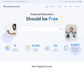 Eduondemand.asia(Learning Management System) Screenshot