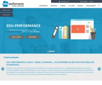 Eduperformance.com(Plateforme de Formation E) Screenshot
