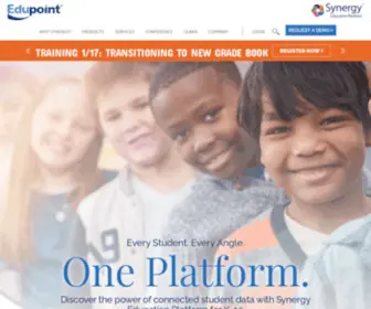 Edupoint.com(Discover the power of connected student data with synergy®) Screenshot