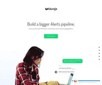 Eduraja.com(Eduraja Bulk SMS and Alerts platform for Business) Screenshot