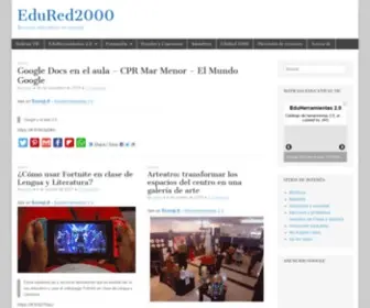 Edured2000.net(Recursos educativos en español) Screenshot