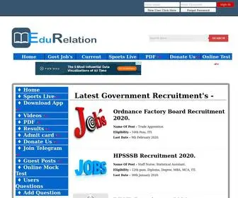 Edurelation.com(Best Online Exam Preparation in India) Screenshot