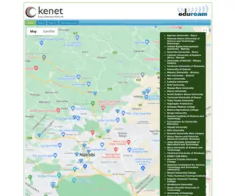 Eduroam.ac.ke(KENET Eduroam Sites) Screenshot