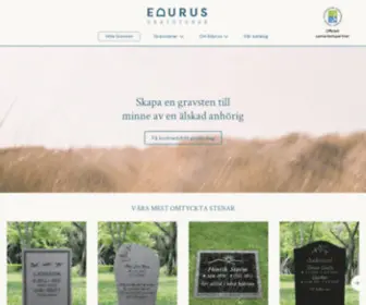 Edurus.se(Edurus Gravstenar) Screenshot