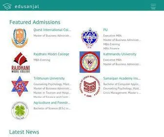 Edusanjal.com(Colleges in nepal) Screenshot