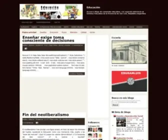 Edusanluis.com.ar(Educación) Screenshot