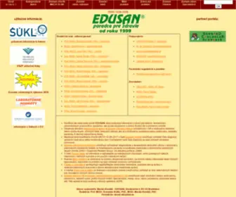 Edusan.sk(EDUSAN-poradca pre zdravie) Screenshot
